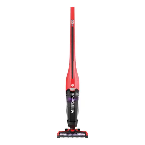 Stick Vacuum Power Swerve Bagless Cordless Standard Filter Red