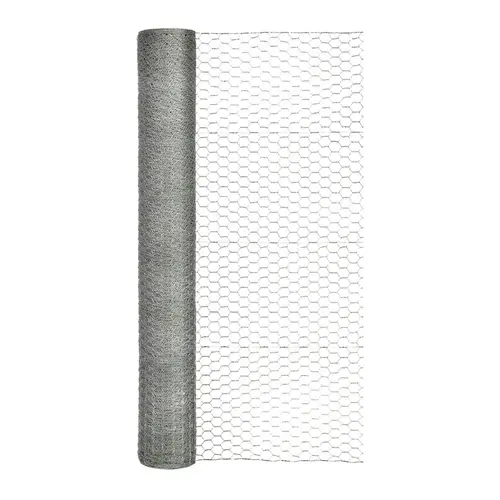 Poultry Netting 48" H X 150 ft. L 20 Ga. Silver Galvanized - pack of 150 Poultry Netting 48" H X 150 ft. L 20 Ga. Silver Galvanized - pack of 150