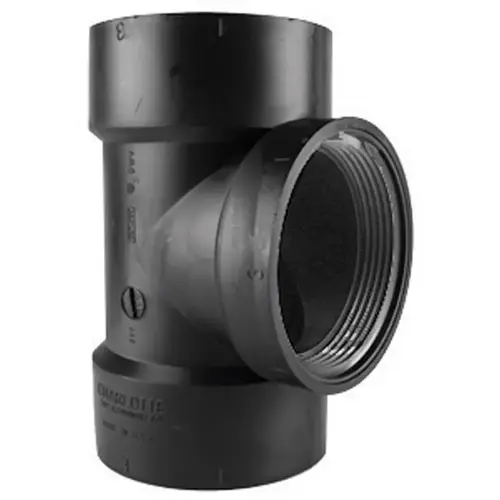 Flush Cleanout Tee 1-1/2" Hub T X 1-1/2" D Hub ABS Flush Cleanout Tee 1-1/2" Hub T X 1-1/2" D Hub ABS