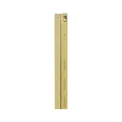 Bracket Steel Regular Duty 16 Ga. 36" L Brass-Plated