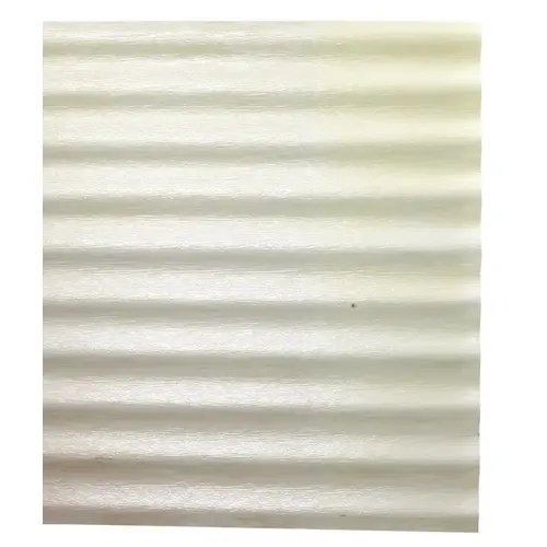 WeatherGlaze 26 In. x 8 Ft. White Round 1-Sided Fiberglass Corrugated Panels WeatherGlaze 26 In. x 8 Ft. White Round 1-Sided Fiberglass Corrugated Panels