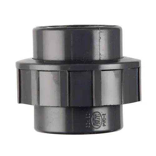 Union Schedule 80 2" FPT T X 2" D FPT PVC Gray Union Schedule 80 2" FPT T X 2" D FPT PVC Gray