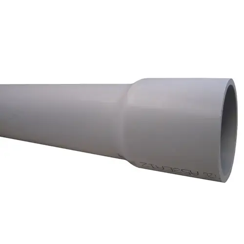 Electrical Conduit 1-1/2" D X 10 ft. L PVC For Rigid Gray Electrical Conduit 1-1/2" D X 10 ft. L PVC For Rigid Gray
