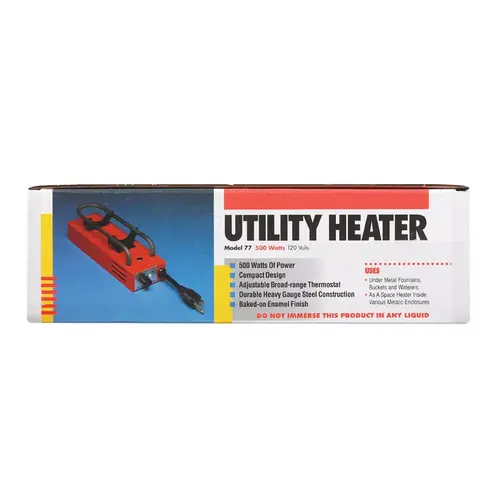 Utility Heater For Livestock Red Utility Heater For Livestock Red