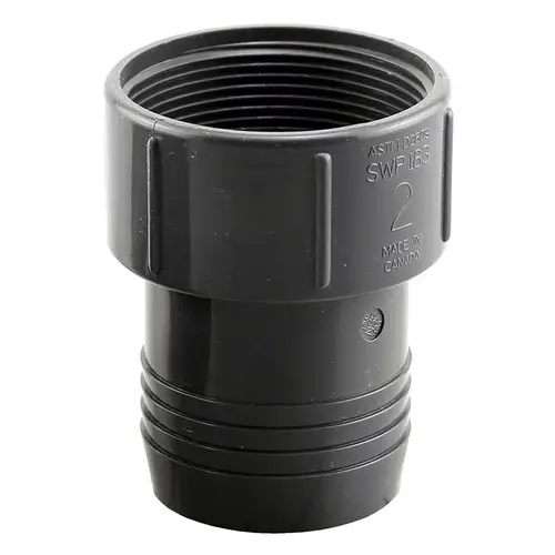 Female Adapter 2" Insert in. X 2" D FPT Polypropylene 2-1/2" Female Adapter 2" Insert in. X 2" D FPT Polypropylene 2-1/2"