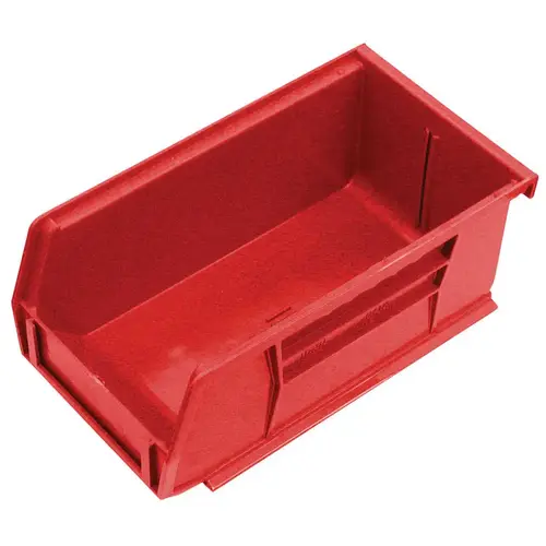 Tool Storage Bin 4-1/8" W X 3" H Polypropylene Red Red