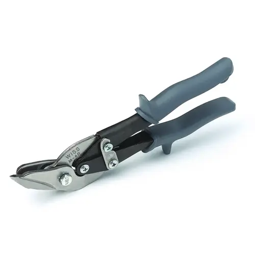 Compound Action Pipe and Duct Snips 9-1/4" Stainless Steel Curved Or Straight 20 Ga. Gray Compound Action Pipe and Duct Snips 9-1/4" Stainless Steel Curved Or Straight 20 Ga. Gray