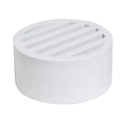 Drain Grate 3" White Round PVC White Drain Grate 3" White Round PVC White