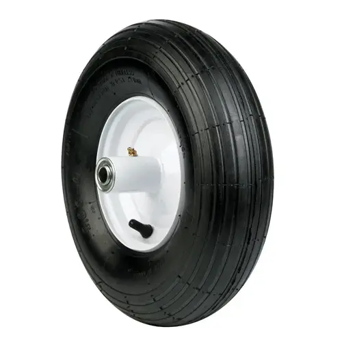 Wheelbarrow Tire 6" D X 14" D 445 lb. cap. Centered Rubber Wheelbarrow Tire 6" D X 14" D 445 lb. cap. Centered Rubber