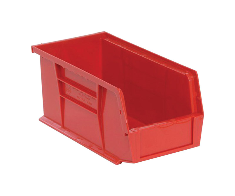 QUANTUM STORAGE SYSTEMS RQUS230RD-UPC Tool Storage Bin 5-1/2" W X 5" H Polypropylene 1 compartments Red Red