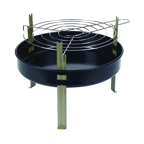 Grill 12" Braizer Charcoal Black Black