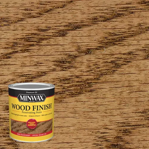 Penetrating Wood Stain Wood Finish Semi-Transparent Special Walnut Oil-Based 1 qt Special Walnut Penetrating Wood Stain Wood Finish Semi-Transparent Special Walnut Oil-Based 1 qt Special Walnut