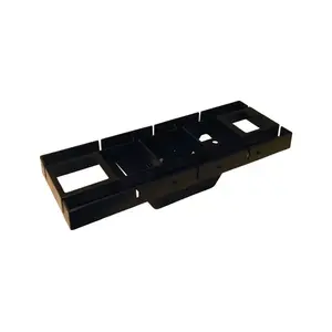 Gibraltar Mailboxes GMB225BAM Mailbox Mounting Board Black Polymer .15 Ga. 17" L Black
