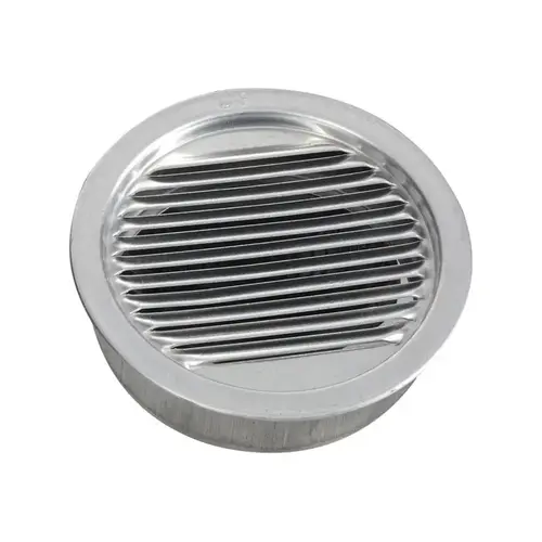 Mini Louver 4" W X 4" L Mill Silver Aluminum Mill Mini Louver 4" W X 4" L Mill Silver Aluminum Mill