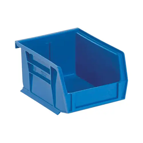 Tool Storage Bin 4-1/8" W X 2-13/16" H Polypropylene 1 compartments Blue Blue