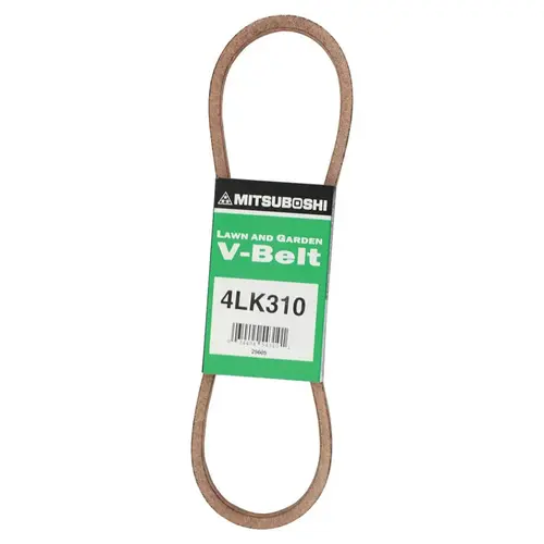 V-Belt Super KB 4LK310 0.5" W X 31" L For Riding Mowers Beige V-Belt Super KB 4LK310 0.5" W X 31" L For Riding Mowers Beige