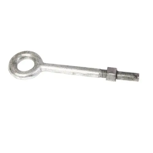Eyebolt 1/2" X 3-1/4" L Hot Dipped Galvanized Steel Nut Included Hot Dipped Galvanized - pack of 5 Eyebolt 1/2" X 3-1/4" L Hot Dipped Galvanized Steel Nut Included Hot Dipped Galvanized - pack of 5