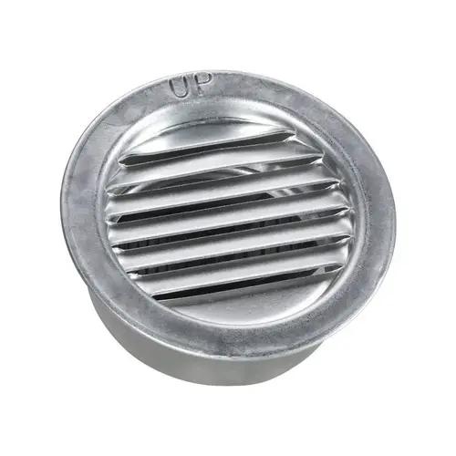 Mini Louver 2" W X 2" L Mill Silver Aluminum Mill - pack of 6