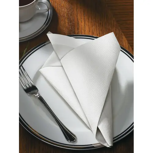 NAPKIN FLAT PACK WHITE