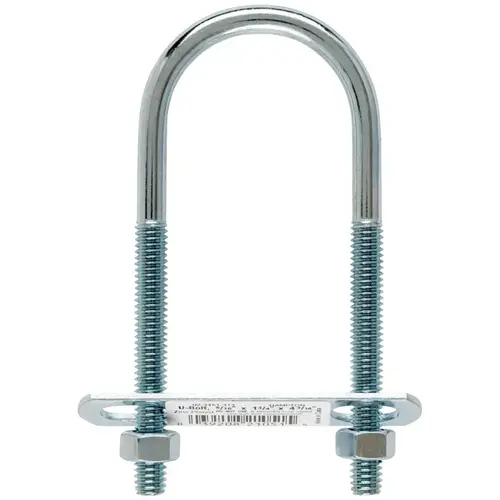 U-Bolt 5/16" S X 1-3/4" W X 4-3/16" L Coarse Zinc-Plated Steel Zinc-Plated - pack of 10 U-Bolt 5/16" S X 1-3/4" W X 4-3/16" L Coarse Zinc-Plated Steel Zinc-Plated - pack of 10