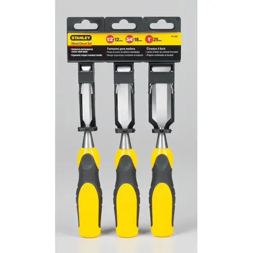 Chisel Set, 3-Piece Black/Yellow Chisel Set, 3-Piece Black/Yellow