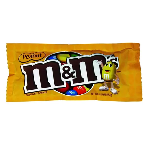 Chocolate Candies M&M's Peanut 1.74 oz - pack of 48