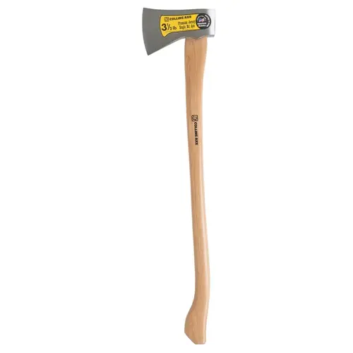 Axe 3.5 lb Single Bit 35" Wood Handle Brown Axe 3.5 lb Single Bit 35" Wood Handle Brown