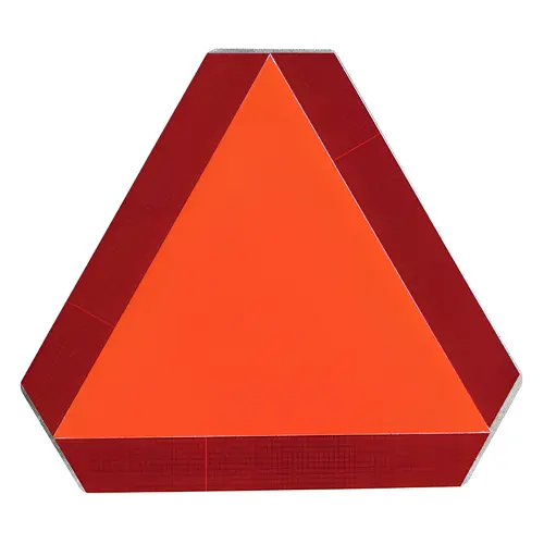 Sign English Red Safety 14" H X 14" W
