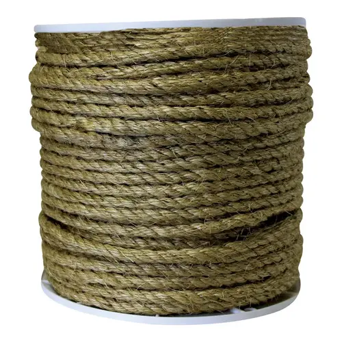 Rope 1/2" D X 200 ft. L Brown Twisted Sisal Brown Rope 1/2" D X 200 ft. L Brown Twisted Sisal Brown