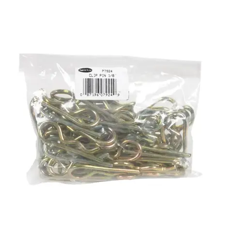 Hitch Pin Clip Steel 1/8" D X 1/8" L - pack of 50 Hitch Pin Clip Steel 1/8" D X 1/8" L - pack of 50