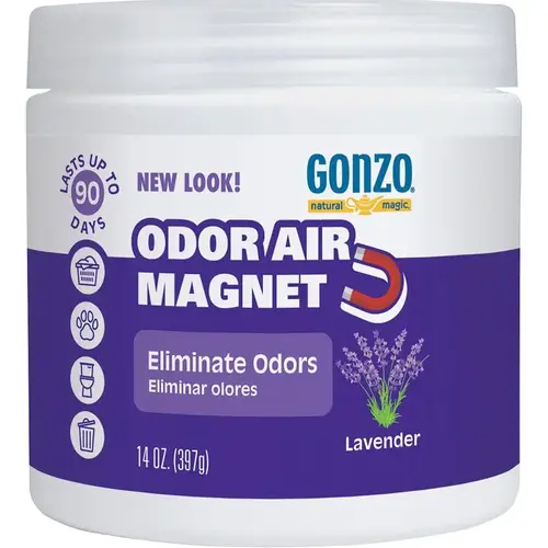 Odor Absorber Natural Magic Lavender Scent 14 oz Gel Odor Absorber Natural Magic Lavender Scent 14 oz Gel