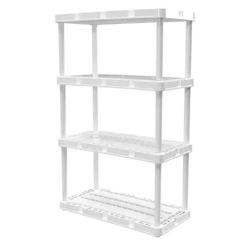 Shelving Unit Knect-A-Shelf 48" H X 24" W X 12" D Resin White