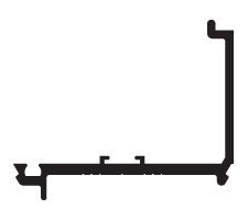 CRL-U.S. Aluminum CW90311 Clear Anodized Perimeter Pressure Bar - 24'-2" Stock Length