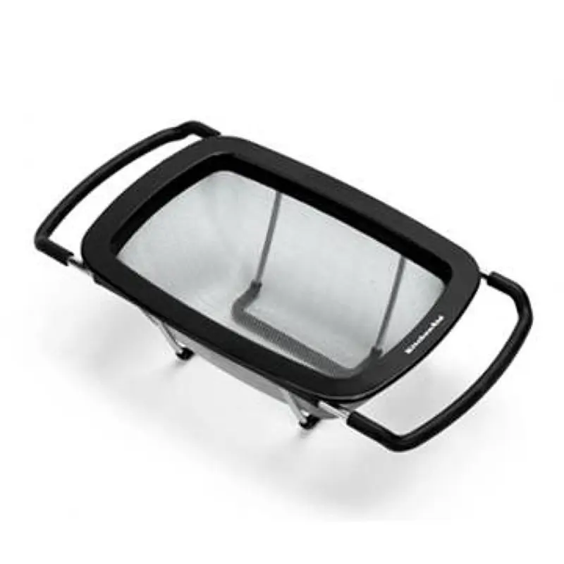 KitchenAid Expandable Colander Black/White Stainless Steel Black/White KE867OSOBA