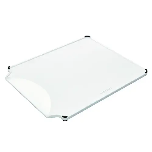 Farberware 11 In. x 14 In. Non-Slip Chop & Slide Cutting Board White Farberware 11 In. x 14 In. Non-Slip Chop & Slide Cutting Board White