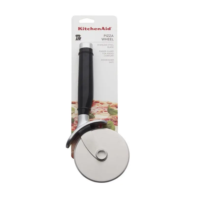 KitchenAid Pizza Wheel Black/Silver ABS Plastic/Stainless Steel Black/Silver KE113OHOBA KitchenAid Pizza Wheel Black/Silver ABS Plastic/Stainless Steel Black/Silver KE113OHOBA