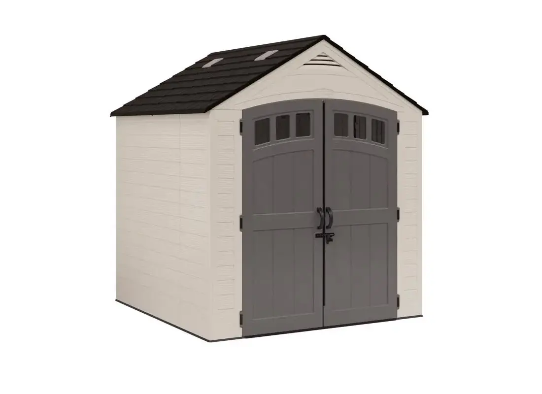 Suncast BMS7727 Storage Shed Cloverdale 7 ft. x 7 ft. Plastic