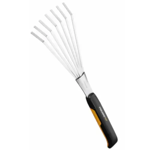 Garden Rake Xact 17.24" 7 Tine Steel Poly Handle Garden Rake Xact 17.24" 7 Tine Steel Poly Handle