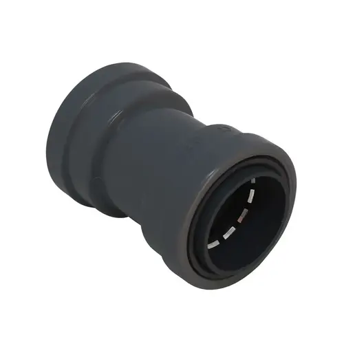 SIMPush Liquidtight Coupling, 1/2 in Push-On, 1.41 in Dia, 2.32 in L, PVC SIMPush Liquidtight Coupling, 1/2 in Push-On, 1.41 in Dia, 2.32 in L, PVC