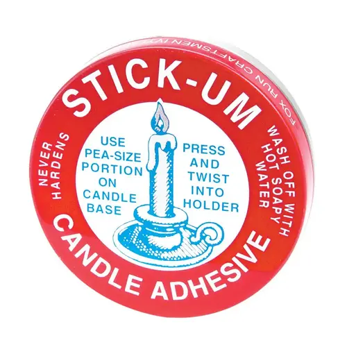 Candle Adhesive Stick-Um Clear 0.5 oz Clear