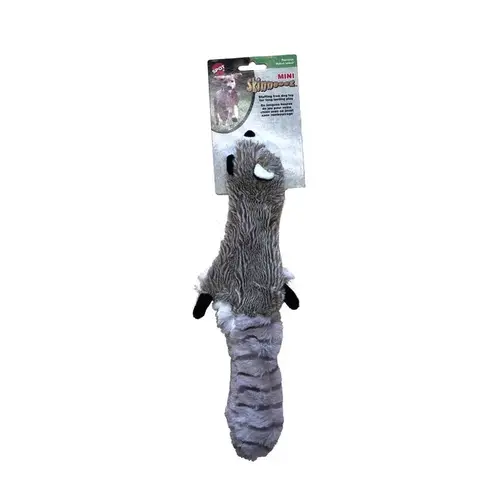 Dog Toy Skinneeez Multicolored Raccoon Plush Small Multicolored