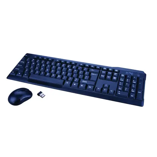 Wireless Keyboard and Optical Mouse Black Wireless Keyboard and Optical Mouse Black