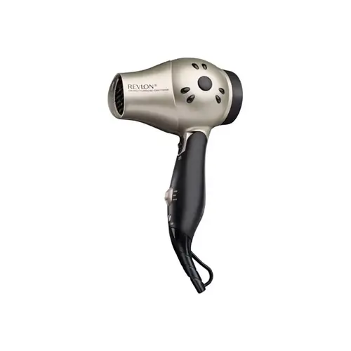 Perfect Heat 1875W Gold/Black 2 Heat Folding Hair Dryer