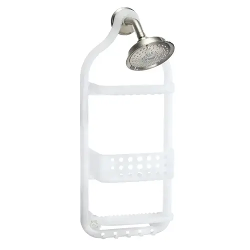 Shower Caddy Circlz 26" H X 11" W X 5" L White White