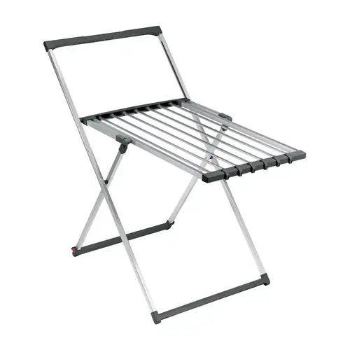 Clothes Drying Rack 43" H X 24" W X 44" D Aluminum Collapsible Silver