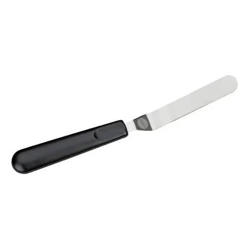 Angled Spatula Black/Silver Metal/Plastic Black/Silver