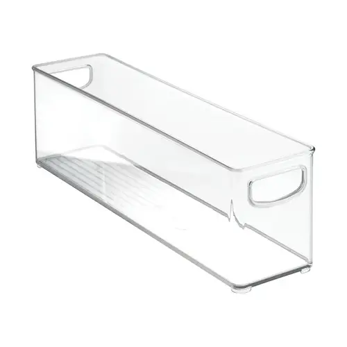 Organizer Bin Clear 5" H X 4" W Stackable Clear Organizer Bin Clear 5" H X 4" W Stackable Clear