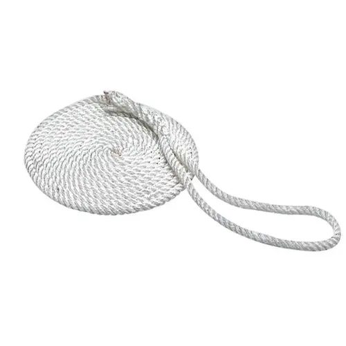 3/8 In. x 15 Ft. Nylon Dock Line White 3/8 In. x 15 Ft. Nylon Dock Line White
