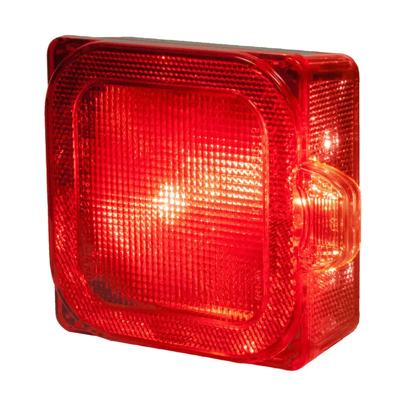 Peterson LED Light Red Square Stop/Tail/Turn Red V844 Peterson LED Light Red Square Stop/Tail/Turn Red V844