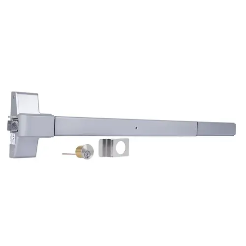 Commercial Exit Device Gray Aluminum Gray Commercial Exit Device Gray Aluminum Gray